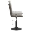 Otočné jedálenské stoličky 6 ks tmavošedé zamat 3089301