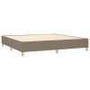 Boxspring posteľ s matracom sivohnedý 200x200 cm látka 3128393