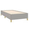Boxspring posteľ s matracom bledosivý 100x200 cm látka 3128421
