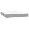 Boxspring posteľ s matracom bledosivý 140x190 cm látka 3128437