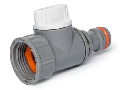 Konektor / adaptér na kohútik - WHITE LINE s uzáverom - 3/4" VNZ