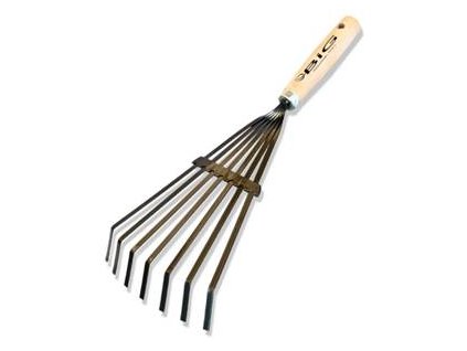 Hrable na lístie - BIG MN10 - drevená lakovaná rúčka 40 cm