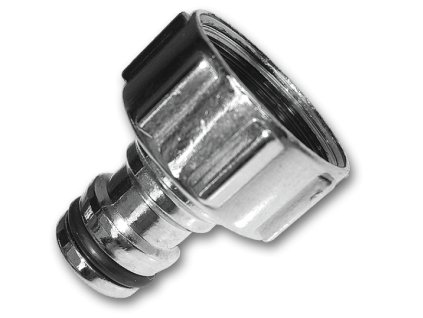 Konektor / adaptér na kohútik - zinok/chróm - 1/2 "