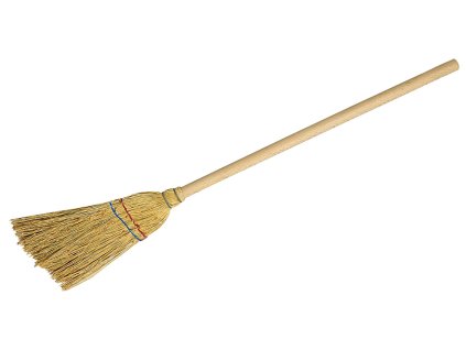 PRE DETI - Detská metla - VERDEMAX - ciroková metla s násadou - dĺžka 70 cm