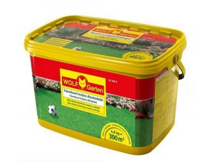 Hnojivo granulov. - WOLF - LD-A 300 - na trávnik s dlhodobým účinkom - 4,8 kg na 300 m2