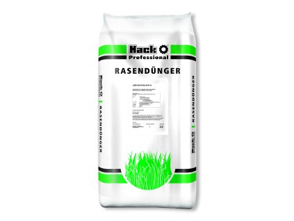 Hnojivo granulov. - HACK - Rasencleaner - NPK15+5+7+CaCO3 - proti machu a tipuliam - 25 kg
