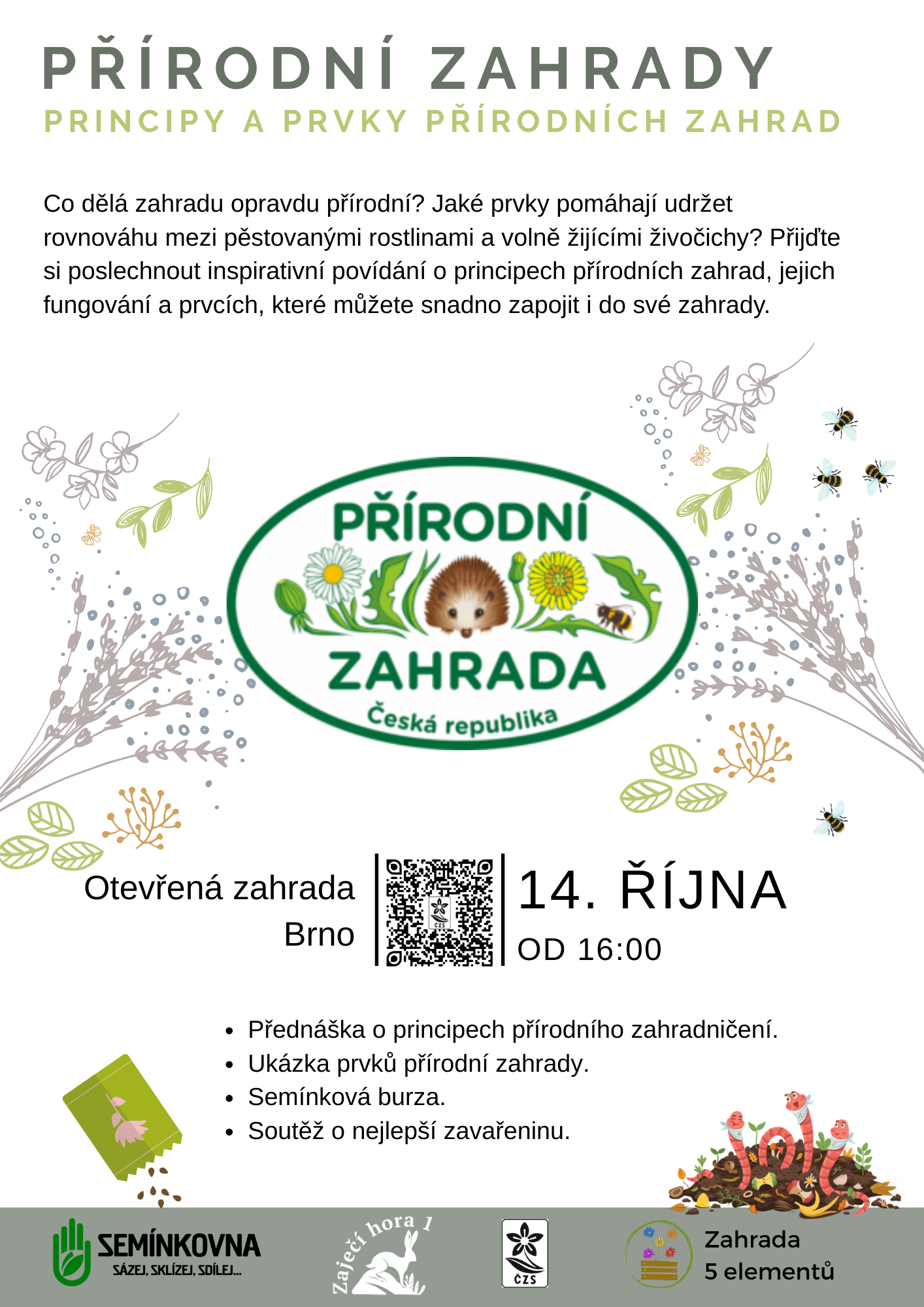 přednáška přírodní zahrady