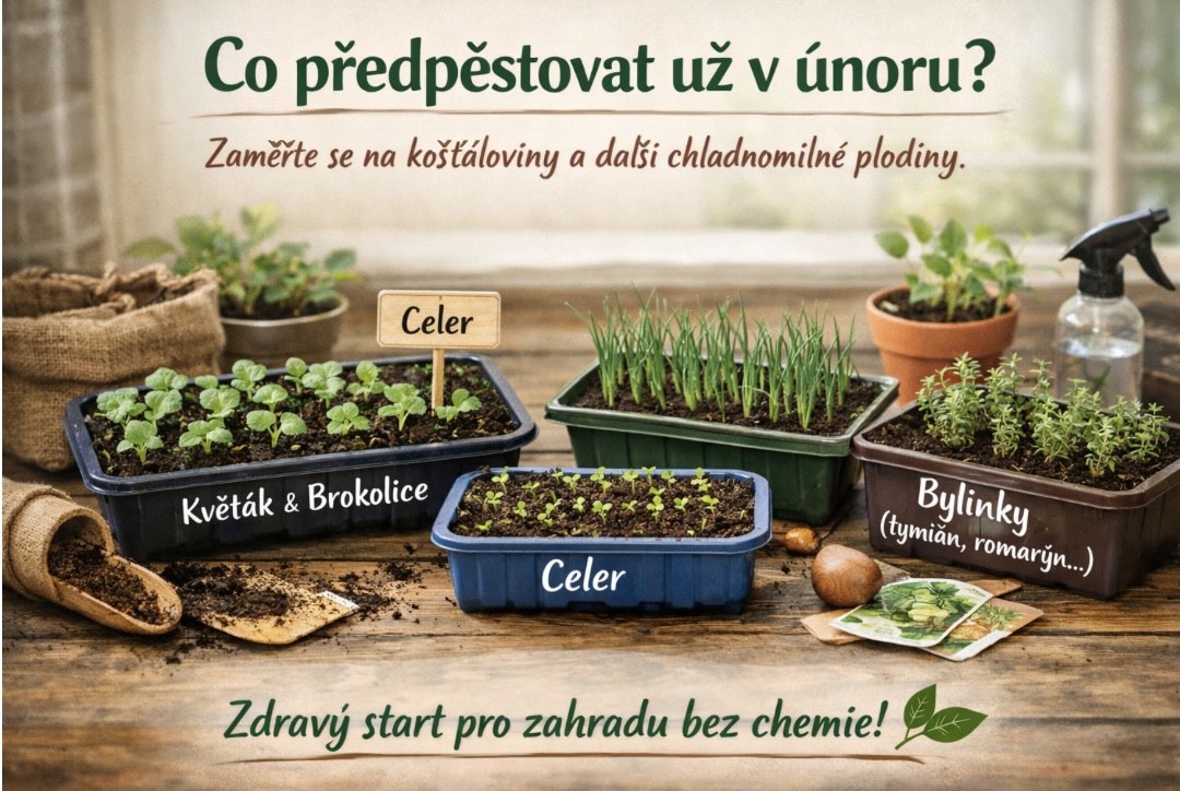 Co si začít předpěstovávat už v únoru? První krok k bohaté a zdravé zahradě