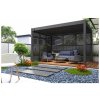 PANEL ZASTÍNĚNÍ ANTRACIT, SKLÁPĚCÍ LAMELY, HORIZONTÁLNÍ 1,3 m pro bioklimatickou pergolu
