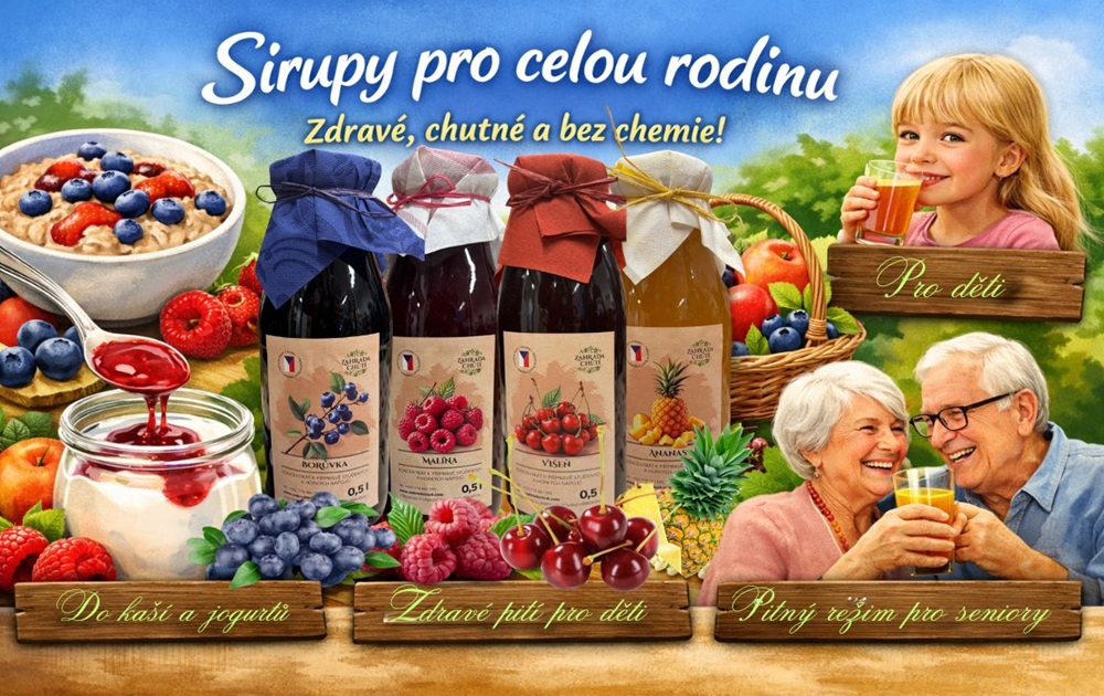 Sirupy do každé domácnosti