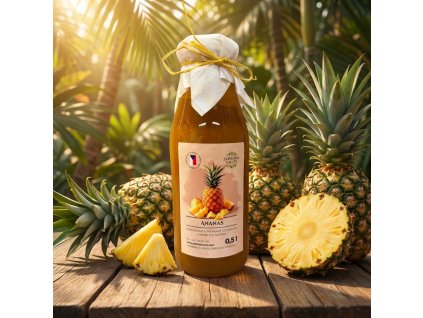 Přírodní ananasový sirup – Zahrada chutí
