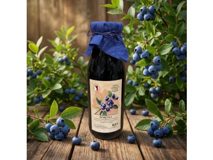 Přírodní borůvkový sirup – Zahrada chutí
