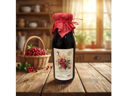 Brusinkový sirup - zahradachuti.com