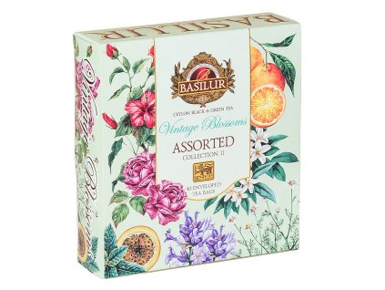 BASILUR Vintage Blossoms Assorted II. přebal 40 gastro sáčků