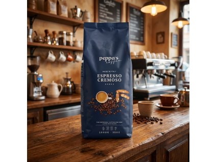 Peppo's Espresso Cremoso - Zrnková káva - zahradachuti.com