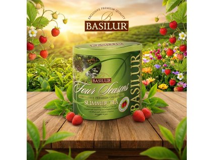 BASILUR Four Seasons Summer Tea plech 100g - zahradachuti.com