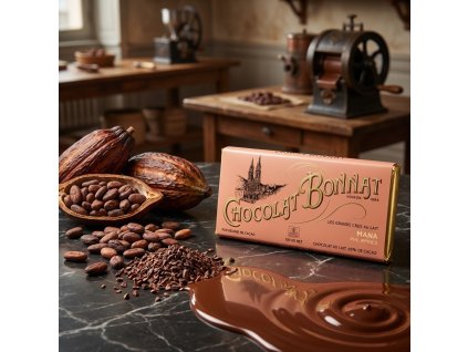 Mléčná čokoláda Bonnat Mana 65% - zahradachuti.com