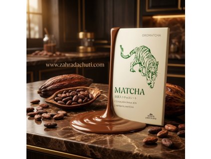 Bílá čokoláda 40 % s čajem MATCHA - zahradachuti.com