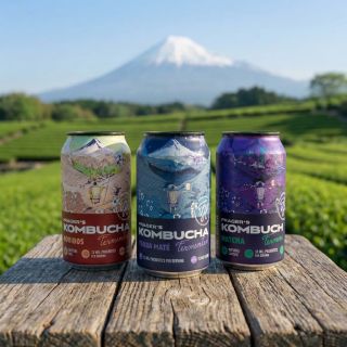 ⚡ Energie jinak. Bez kompromisů. 🥤 Kombucha Prager’s Matcha • Rooibos • Yerba Maté 33 milionů probiotik v každé plechovce....