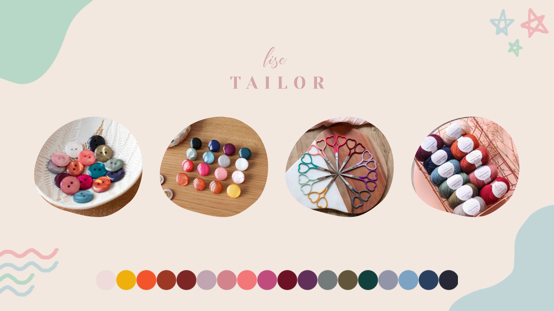příze a doplňky na pletení od francozské značky Lise Tailor
