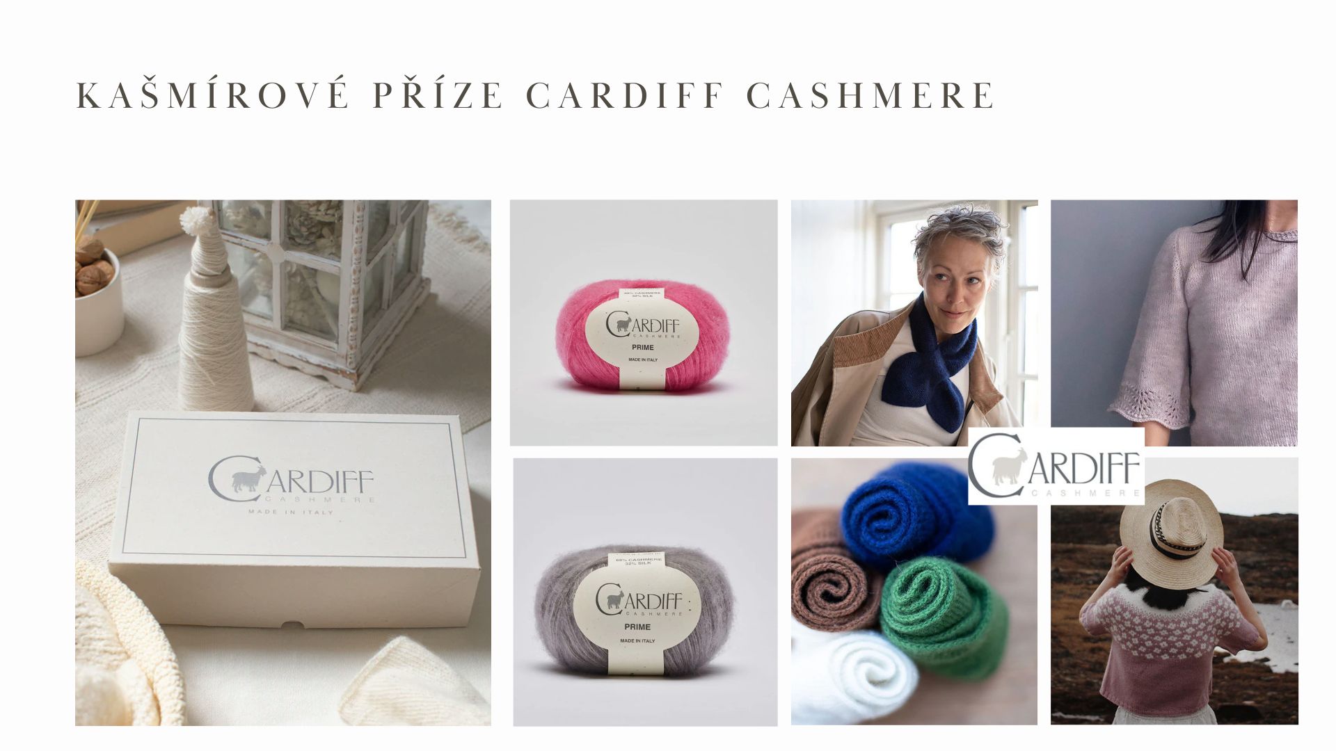 Luxusní kašmírové příze