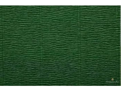 Krepový papír Cartotecnica Rossi 180 g 250 cm Forest Green 561