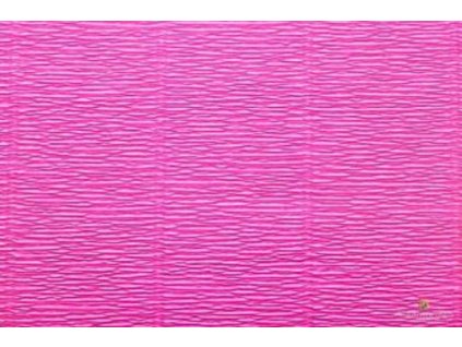 Krepový papír Cartotecnica Rossi 180 g 250 cm Shocking Pink 551