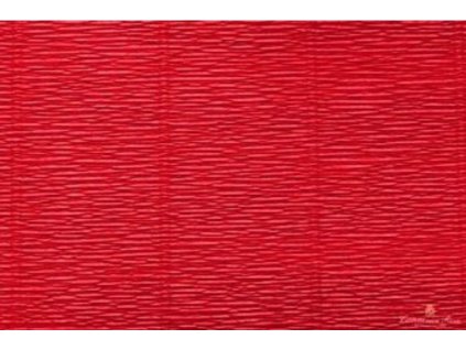 Krepový papír Cartotecnica Rossi 180 g 250 cm Scarlet Red 589