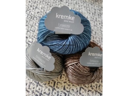 Příze Kremke Soul Wool BREEZE 50 g merino a hedvábí