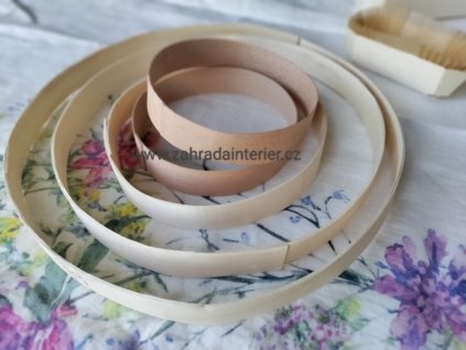 Forma dřevěná na pečení koláčů různé velikosti