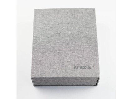 Box Knools na jehlice a pletací doplňky šedý 20 cm x 24 cm