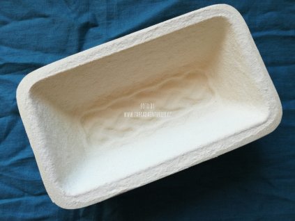 Forma na kynutí chleba, hranatá, vzor cop, 750 g