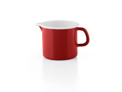 Riess Emaille Schnabeltopf Ceraglas rot