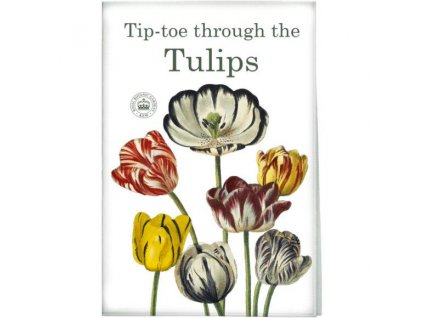 Utěrka s potiskem - tulipány
