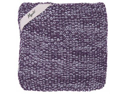 Podložka pod hrnec bavlněná Mynte Purple Melange 22 cm