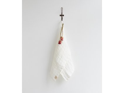White Waffle Towel by Linen Tales 1