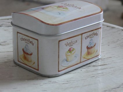 Plechová dóza cupcakes