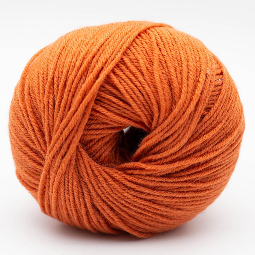 Příze vlněná Kremke Soul Wool BÉBÉ soft wash 50 g různé odstíny Barva: 16 BURNT ORANGE