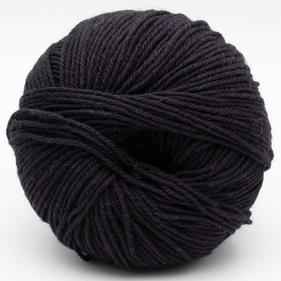 Příze vlněná Kremke Soul Wool BÉBÉ soft wash 50 g různé odstíny Barva: 21 BLACK