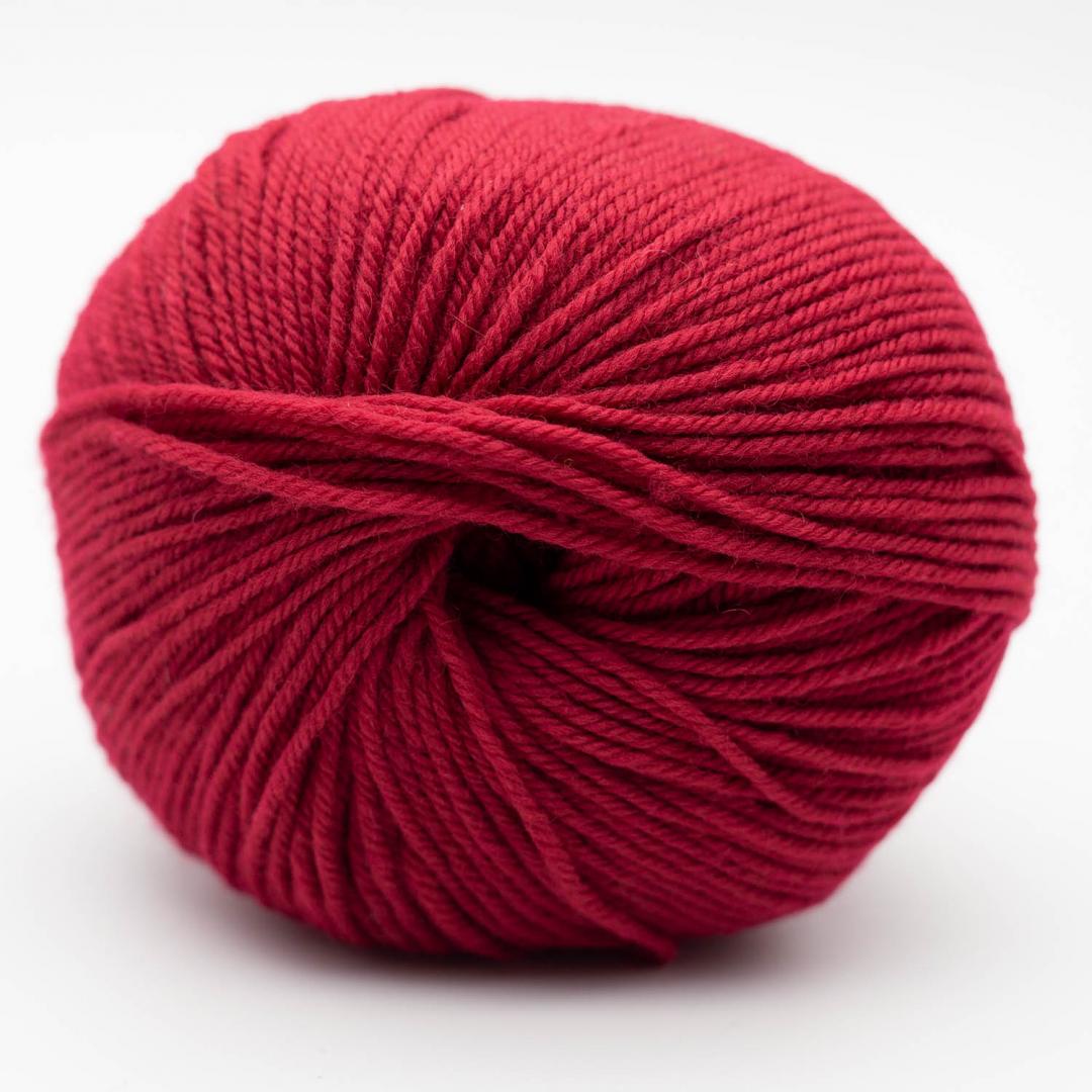 Příze vlněná Kremke Soul Wool BÉBÉ soft wash 50 g různé odstíny Barva: 24 DEEP RED