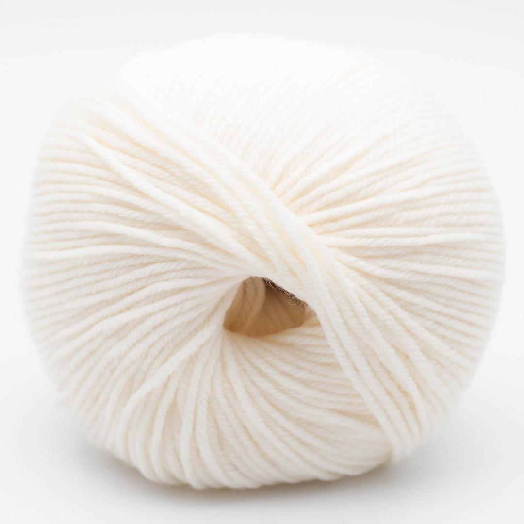 Příze vlněná Kremke Soul Wool BÉBÉ soft wash 50 g různé odstíny Barva: 01 NATURAL