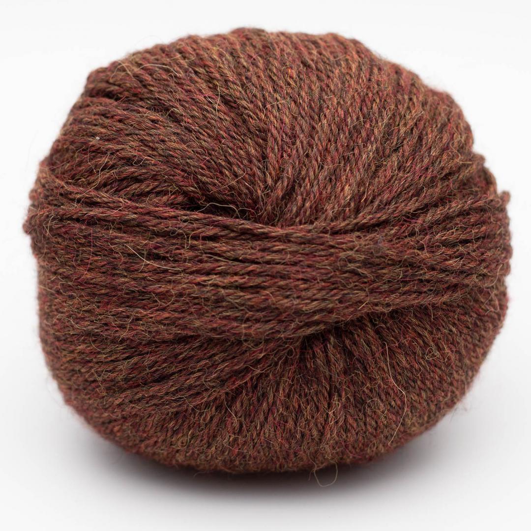 Příze Kremke Soul Wool BABY ALPAKA 50 g Barva: CHESTNUT MELANGE