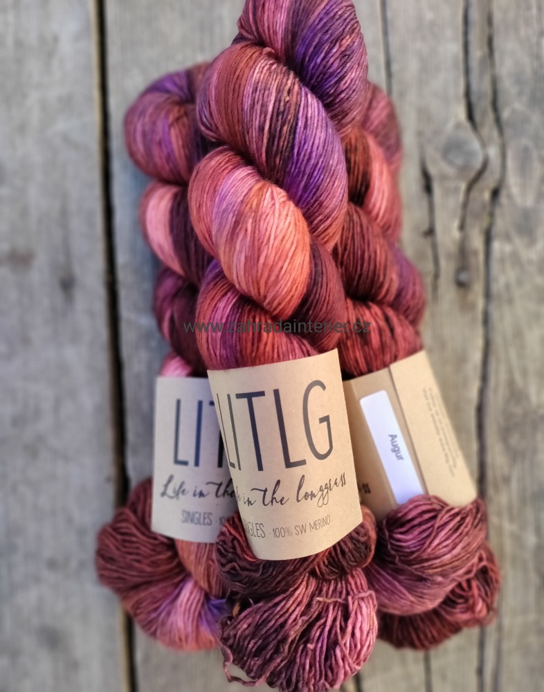 Příze LITLG singles Augur 100% merino superwash 100 g