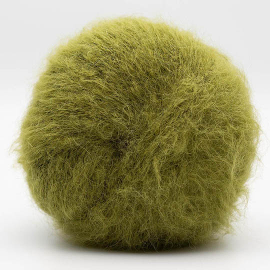 Příze Kremke Soul Wool Babysilk Fluffy solid alpaka a hedvábí 50 g odstín: olive