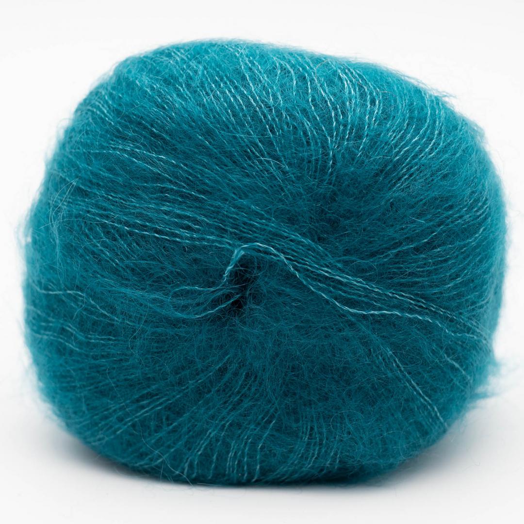 Příze Kremke Soul Wool Silky Kid 25 g mohér a hedvábí odstín: PETROL