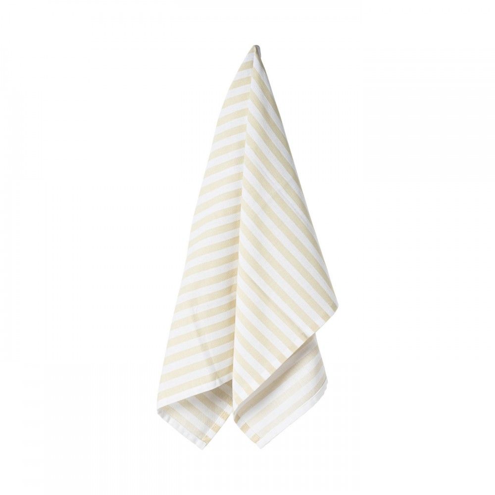 Bavlněná utěrka Vanilla Stripes Casafina set 2 ks 70x50 cm
