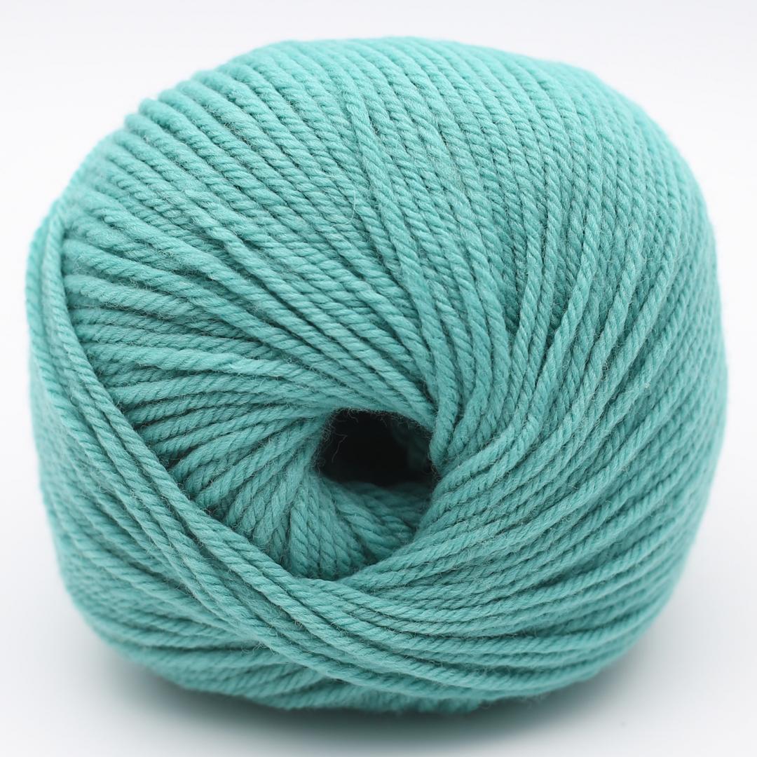 Příze The Merry Merino 110 GOTS vlna Kremke Soul Wool 50 g odstín: Light Teal