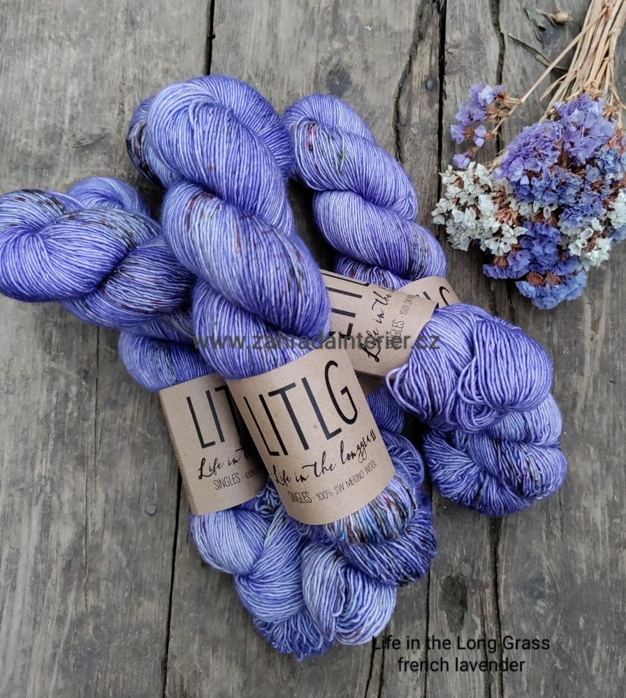 Příze LITLG singles French Lavender 100% merino superwash 100 g