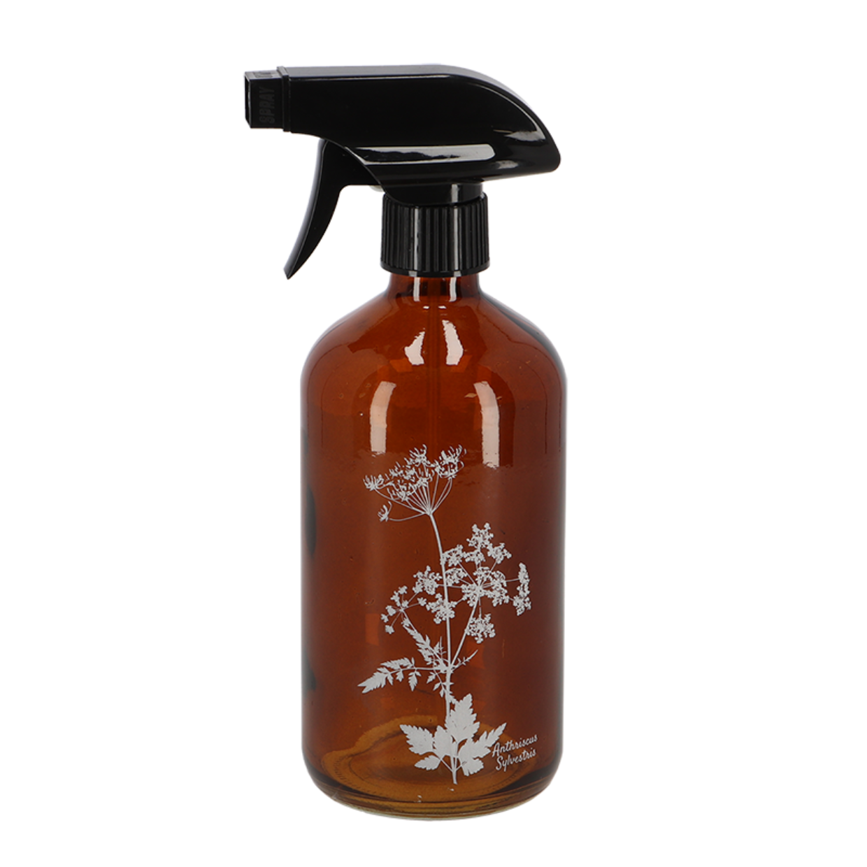 Rozprašovač na květiny hnědý Herbal 500 ml Esschert Design motiv: Anthriscus Sylvestris /Kerblík