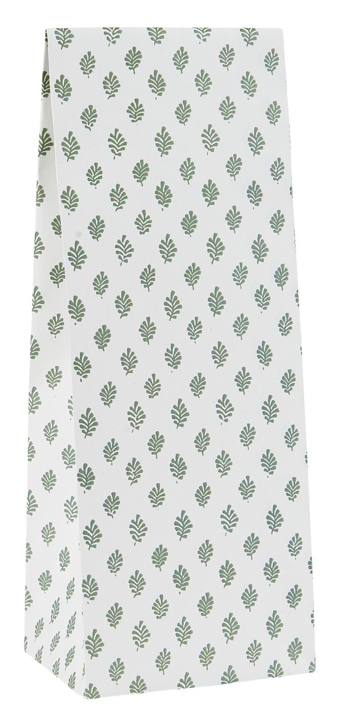 Papírový sáček Green Leaves IB Laursen B: sáček 9 x 22,5 cm